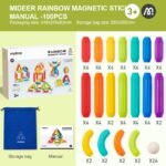 Rainbow Magnetic Sticks - 100pcs - Image 8